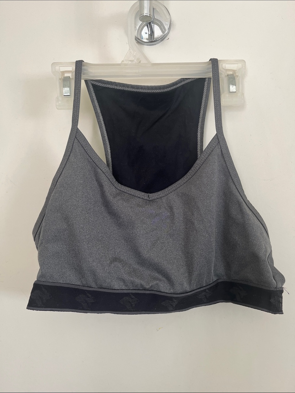 Rabbit Running Gray Sports Bra